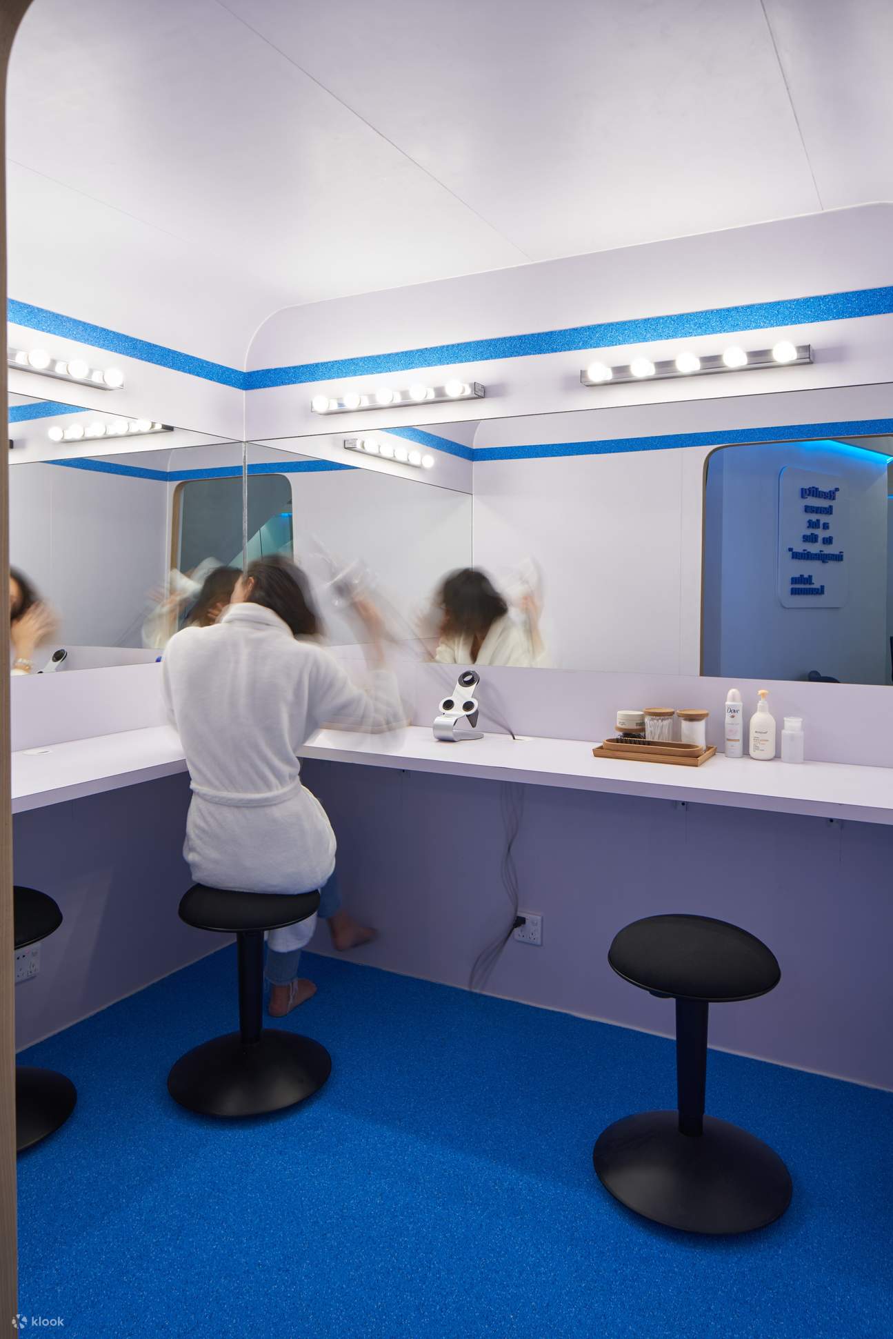  powder room in a spa room